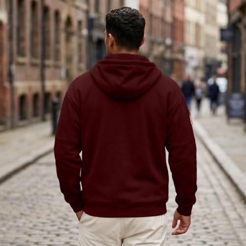 Mens Hoodies Zip Up Tactical Hoodie Fleece Comfy Sweatshirt Sweat Shirt - image 4