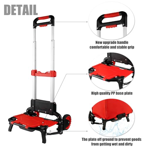 Carrito plegable para compras APOXCON con bolsa impermeable miniatura 3