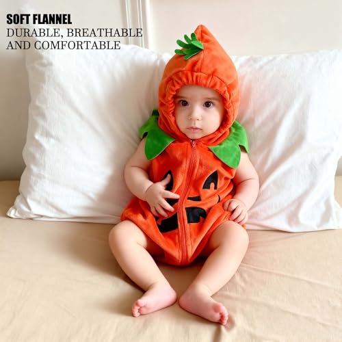 Disfraz de Calabaza para Bebé Talla Pequeña miniatura 3