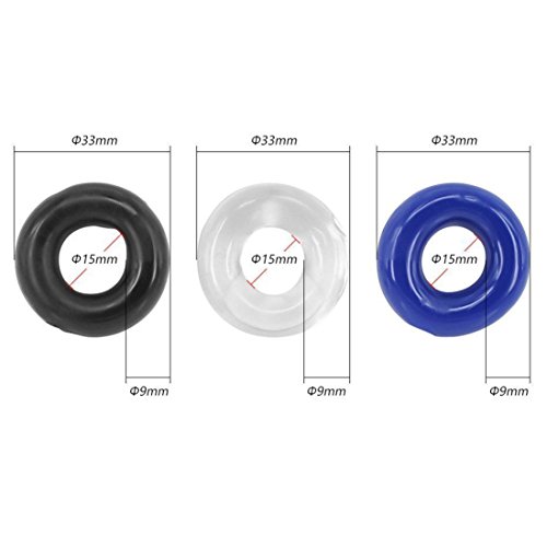 コックリング ペニスリング 男性用品 リングシリコン ３色入り - 画像2