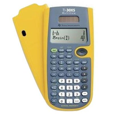 TEXAS INSTRUMENTS TI-30XS MultiView EZ Spot Calculator. The Teacher kit Contains 10 EZ Spot Calculators 1 Storage Caddy