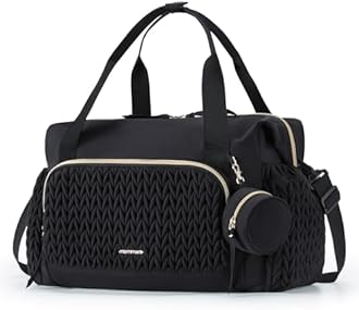 mommore Diaper Bag Tote, Large Capacity Travel Diaper bags, Hospital Bag for Labor Delivery, Baby Bag with Pacifier Case