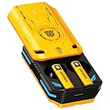 Transformers Earbuds T76, Bluetooth 6.0 Wireless Gaming Earbuds with Mic, Low Latency in Ear Earbuds, 13mm Drivers, HD Calling, 40H Playtime, Zinc Alloy Case (Bumblebee Yellow)