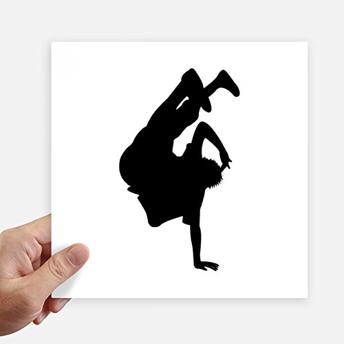 Autocollant Hip Pop Handstand pour masquer les rayures de valise et moto - 2