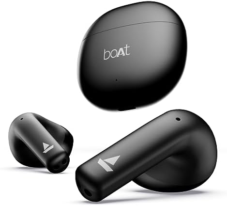 Boat Airdopes Atom 81 Truly Wireless in Ear True Wireless Earbuds W/Upto 50H Playtime, Quad Mics Enx Tech, 13MM Drivers,Super Low Latency(50Ms), ASAP 