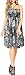 Produktbild LA LEELA 3 in 1 Spiegel Kunst leichten Chiffon Frauen Badeanzug ärmel Strand Midi-Kleid Abend-Parteikleid Cocktail-Sommerkleid Maxirock Gurt Bandeaux Rohr nach Oben Lounge grau Damen