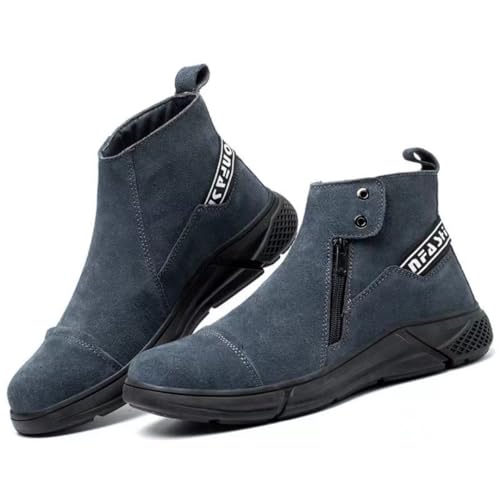 [ABYSTTI] �ϏՌ����Ƒϓˎh���̍�ƌC ���S�C ��ƌC���f�B�[�X �|��c �ܐ�ی� ���[�N �V���[�Y ���� �H������ �Z�[�t�e�B�[�V���[�Y �h�h �n�C�J�b�g �u�[�c ���񂺂�C �y�� ����~ �ϖ���(�u���[,27.5 cm)