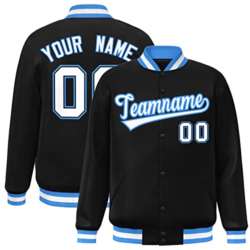 Kxk Personalized Men's Varsity College Jacket Baseball Bomber Coats Sweatshirt Custom Stitched Letter & Number #TOP25