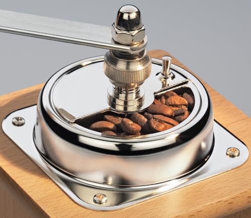 Handkaffeemühle Zassenhaus Brasilia 0000040166 aus Edelstahl und Buche
