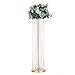 27.5'Tall Wedding Table Centerpiece, Candle Holder, Candlestick, Road Lead Flower Stand, Wedding Home Christmas Decoration Christmas Decor Decorations for Living Room (Gold, 35.4)