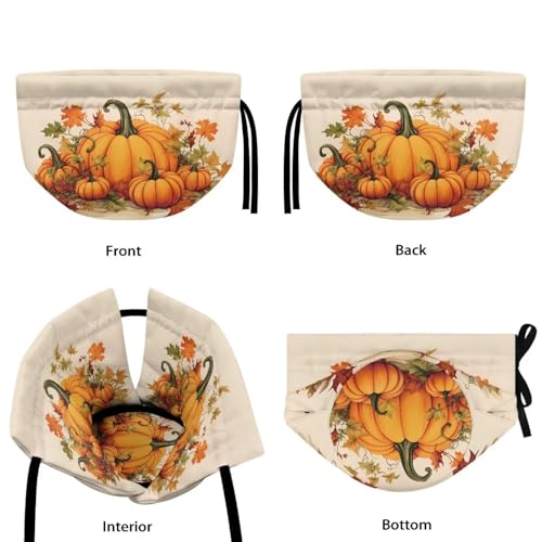 Image of Fall Pumpkin Tea Cozy for Teapot Tea Kettle Cover Warmer Washable Heat Resistance Teapot Cover Coffee Pot Dust Cover Farmhouse Thanksgiving Kitchen Decor