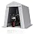 VEVOR Portable Shed Outdoor Storage Shelter, 6x8x7 ft Heavy Duty Instant Waterproof Storage Tent Sheds with Roll-up Zipper Door and Ventilated Windows for Motorcycle, Bike, Garden Tools
