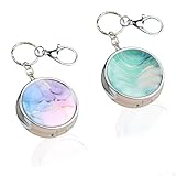 Glamifyr 2 Stück Taschen Aschenbecher für Unterwegs,Mini Aschenbecher für Unterwegs,Mobiler...