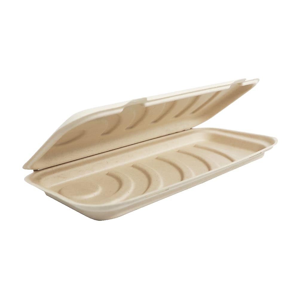 Fiber 13.5 x 6.5 Pizza Box - 200 / CS by World Centric – 13.5 x 6.5, Fiber, multicolor, Pack of 200, Model PB-SC-U13-LFS