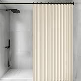 Tende per Armadio a Fisarmonica 90 x 190 cm Isolamento Termico, Blocco Della Luce, Stile Pieghevole Tenda Divisoria per Interni Scorrevole per Bagno, Camera da Letto, Beige