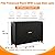 DOCEPERT Outdoor Firewood Rack Cover 8 feet?420D Oxford Firewood Cover with Waterproof Zipper?log rack cover With Openable Front Flap?96"X24"X49", Black