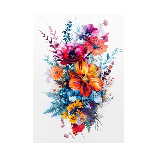 Tableau moderne végétal pour transformer un mur blanc vide 60x80cm