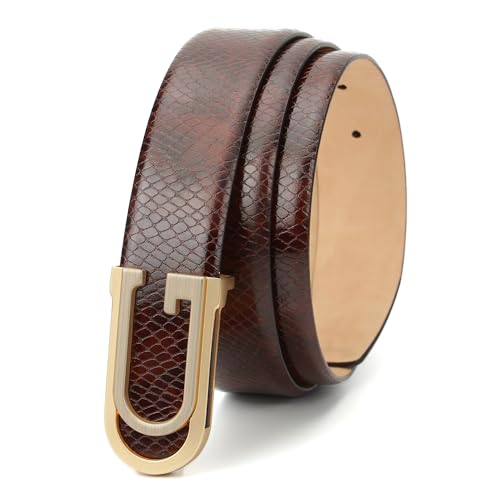 Genuine Leather Premium Brown Belt for Men,1.3