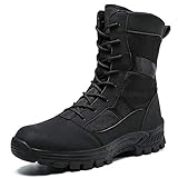 BSFSDWX Tactical Military Combat Ankle Boots Men Camouflage Army Hunting Trekking Camping High Ankle...