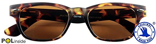 I NEED YOU Okulary do czytania +1,5 polaryzacyjne okulary dwuogniskowe "Multisport" havanna
