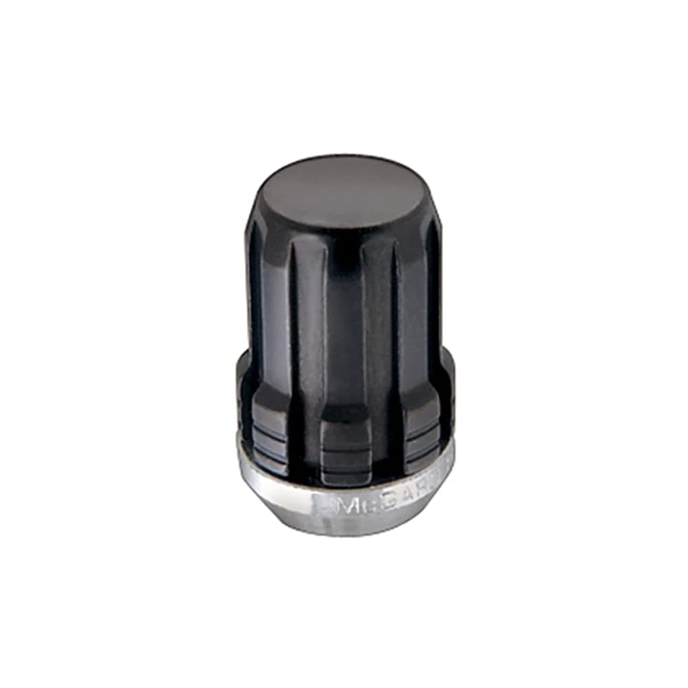 McGard 65357BK SPLINEDRIVE Lug NUT PKG/4 M12X1.5 Cone SEAT, 1.24" OAL-Black