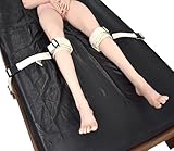 Honeylust - Abschließbare Klinik Bettfessel mit Klick-Verschluss - verschließbares weiches Bondage ABDL Fesselset (Schenkel Set)