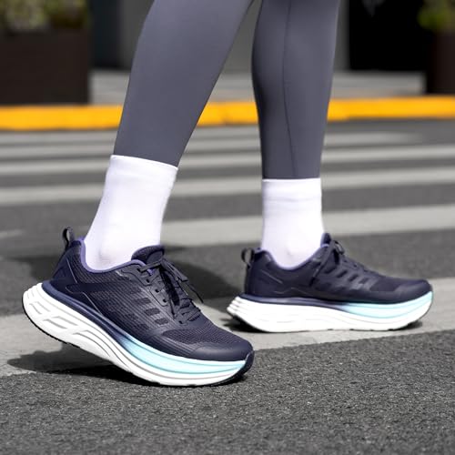 NORTIV 8 NORTIV 8 Women's Walking Shoes Cushion Running Tennis Shoes ActiveFloat Non-Slip Comfortable Breathable Workout Gym Sports Athletic Fashion Sneakers,Size 8,Blue,SNWS245W