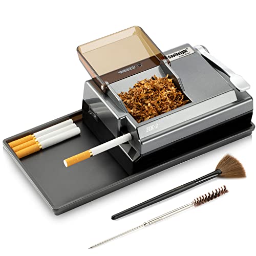 COOL KNIGHT Electric Cigarette Rolling Machine,Portable Household Tobacco Injector Machine 8mm Caliber,Suitable for 100mm and Extra Large (Gun Gray) COOL KNIGHT Electric Cigarette Rolling Machine,Portable Household Tobacco Injector Machine 8mm Caliber,Suitable for 100mm and Extra Large (Gun Gray)
