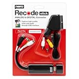 Nero Dispositivo Acquisizione Video USB | Convertitore VHS a PC per VCR, Hi8, Super 8 e Videocamere Analogiche | Digitalizzatore con Adattatore SCART | Windows 10/11 | macOS