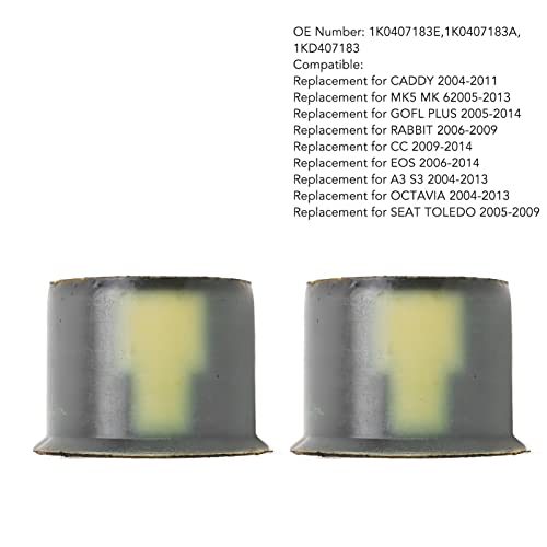 2 peças bucha do braço de controle Wishbone, kit de bucha do braço de controle 1KD407183 substituiçã