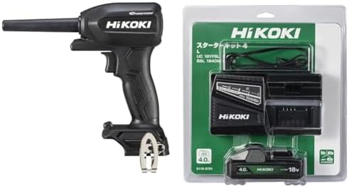 （18:00時点） HiKOKI(ハイコーキ) 18V充電式エアダスター RA18DA(NNBL) + スターターキット4 セット