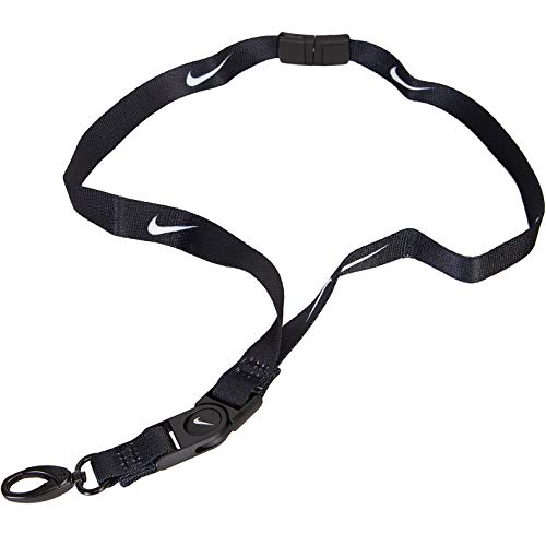 Preisvergleich Produktbild Nike Premium Lanyard Schlüsselanhänger (Black / Black / White, one Size)