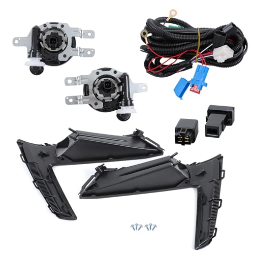 labwork Left Driver and Right Passenger Sides Pair Fog Lights Replacement for Honda CRV 2023-2024 w/Bulb Switch Wire Bezel by labwork - Image 2