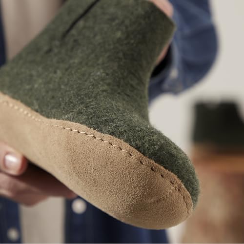 Glerups 100% quality wool mix Slipper with leather sole - Unisex Slip-on4