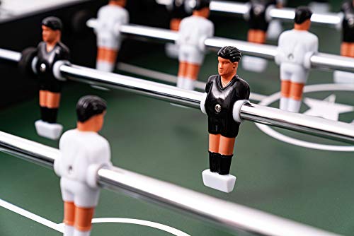 Hop-Sport Kickertisch Corner – Tichfußball für Kinder und Erwachsene – Tischkicker inkl. 3 Bälle, sehr stabil und robust – Bild 6