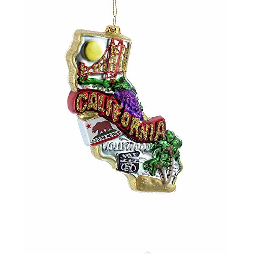 Kurt S. Adler Kurt Adler T0738 Kalifornien, Christbaumschmuck aus Glas, 16,51 cm – Ansicht 2