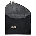 Hide & Drink, Petit Travel Vintage Clutch Bag Handmade from Full Grain Leather, Women's Fashion (Charcoal Black)