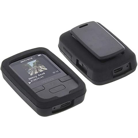 foto-kontor Funda Protectora de Silicona para Victure M3 MP3 en Negro Cover