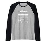 Photo Gallery leftover nutrition facts funny thanksgiving christmas maglia con maniche raglan Photo Gallery leftover nutrition facts funny thanksgiving christmas maglia con maniche raglan