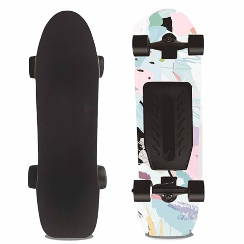Monopatín eléctrico, longboard con control remoto, velocidad máxima de 22 km/h, rango máximo de 26 millas, ideal para adultos y adolescentes, diseño Cruiser