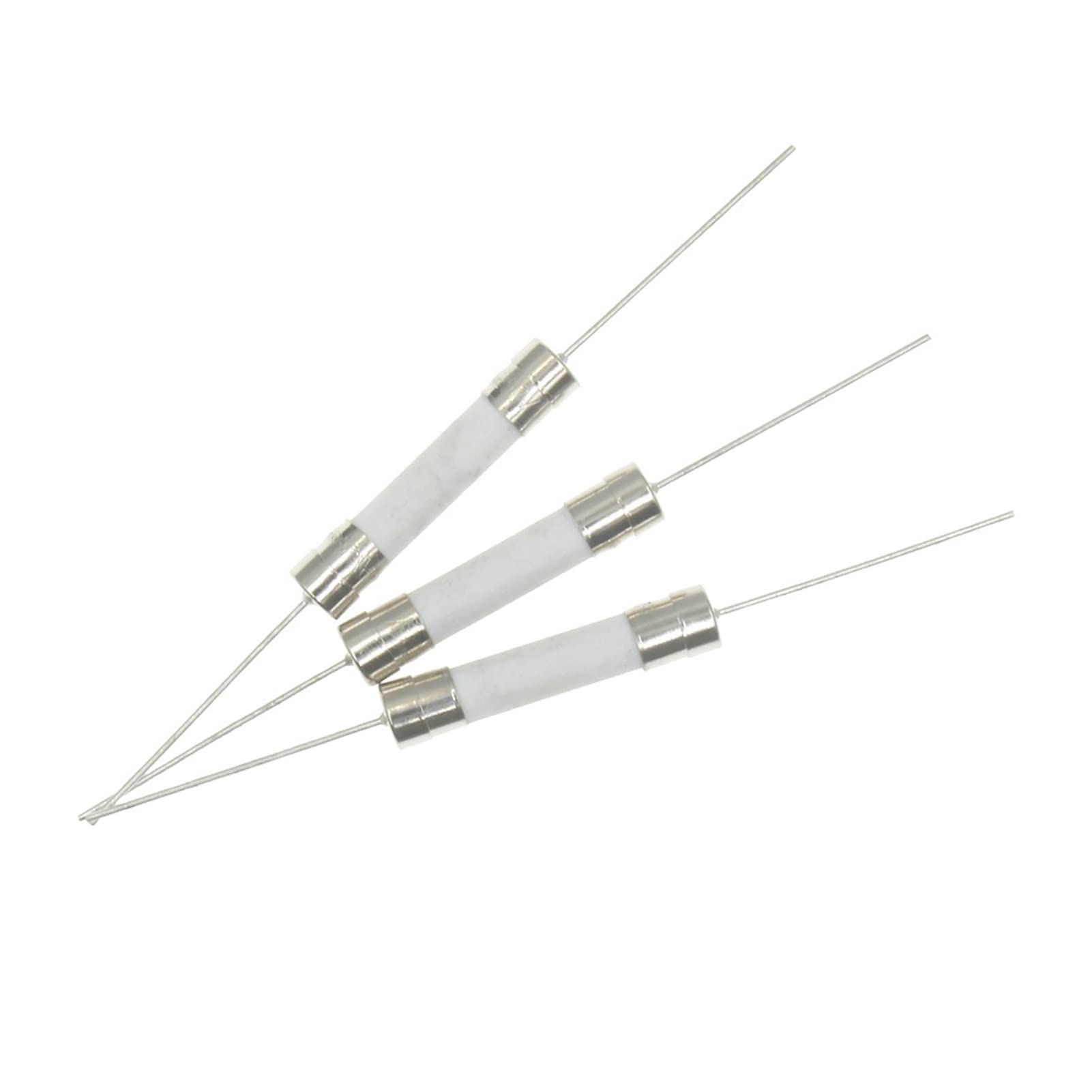 AVSBBYEPS Fuse 10PCS 6 * 30mm Ceramic Fast Slow Blow Tube with a Pin 6x30mm 250V 8A 10A 15A 20A 25A 30A(15a)