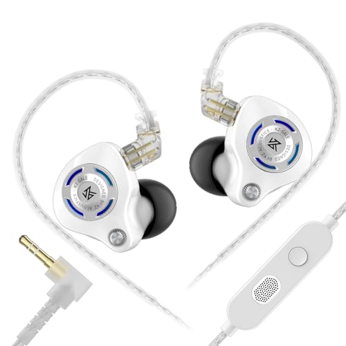 KZA COUSTICS KZ Gale �L���C���z�� �}�C�N�t�� �Q�[�~���O��HiFi���p �T�E���h �����`�h���C�o�[ 3.5mm�[�q�Ή� PC PS5 PS4 Nintendo Switch Steam Deck�ȂǕ��L���݊� �����ԉ��K�����\