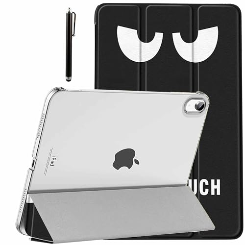 Image of ProElite Cover for Apple iPad (A16) 11th /10th Generation (2025 /2022) Cover Case, Transparent Smart case for iPad 11th /10th Gen 2025 /2022 (Supports Auto Sleep Wake) with Stylus Pen, Don't Touch
