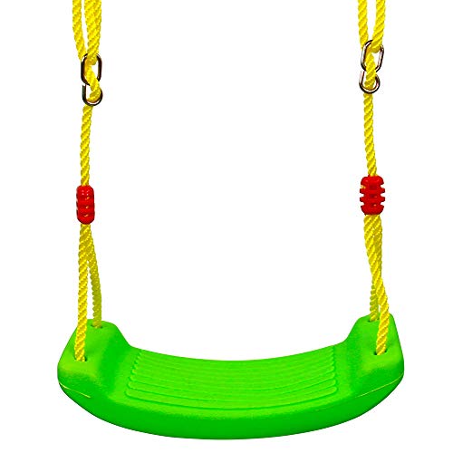 Yoptote Columpio Jardin Infantiles Juguete Swing Set Balancin Jardin Regalos Exterior y Interior para Niños Niñas 3 4 5 Años+ (Verde)