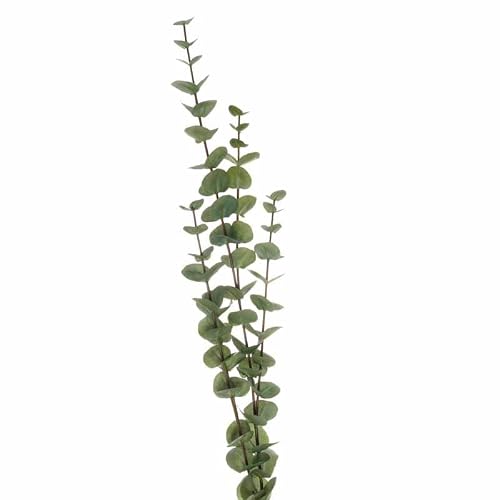 Image of Large Cineraria Eucalyptus Spray Artificial Plant - Plastic - L28 x W28 x H110 cm - Green