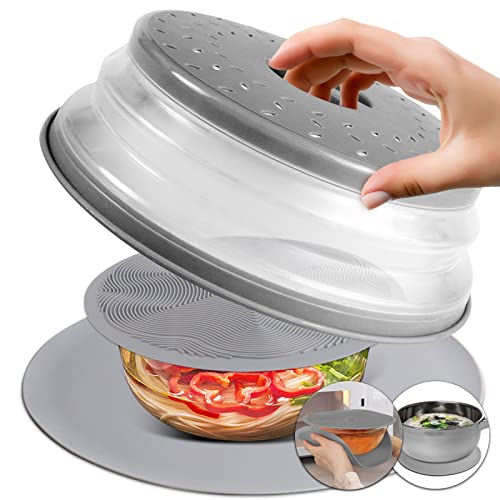 3 In 1, Aidacom Microwave Mat & Food Cover- 10
