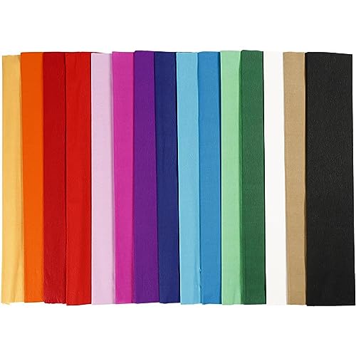 Creativ Company Jouetprive-Crepe Paper - Basic Colors, 15st.