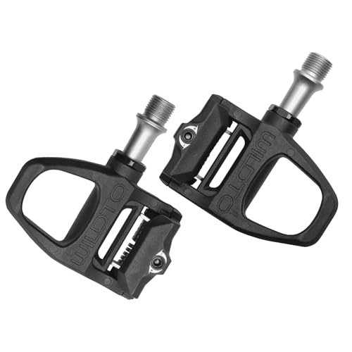 Wildto Road Bike Pedals Clipless Bicycle Pedal Compatible with Shimano Sealed Bearings 9/16" Nylon Composite with SMSH11 Cleats Cycling Fitness Lightweight Replacement Accessories Gift - image 5