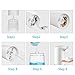 Automatic Touchless Soap Dispenser 400ML - 14 OZ Liquid Dispenser IP65 Waterproof Electric Soap Dispenser for Kids,Adults, Kitchen (White)