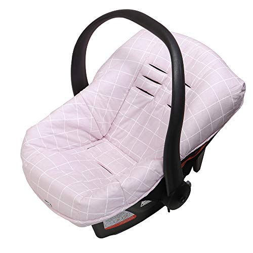 Biramar Baby Capa para Bebê Conforto Ajustável Boston Rosa Rosa